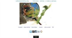 Desktop Screenshot of culturacientifica.org